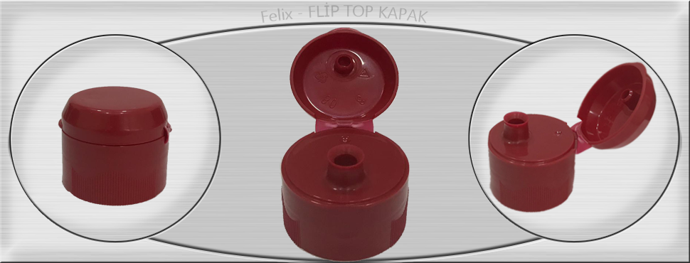 Flip top kapak
